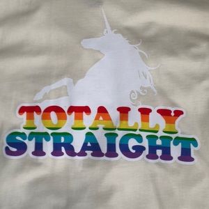 Totally Straight Unicorn Tee